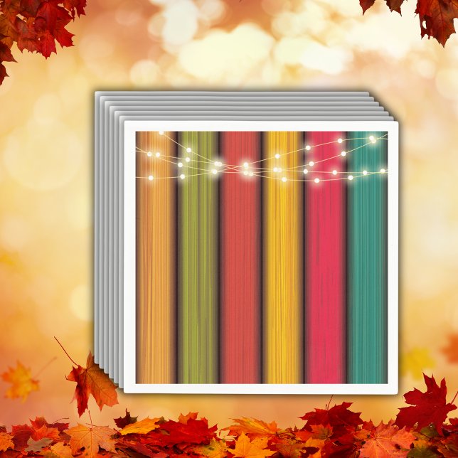 Rustikale, farbenfrohe kleine Türkei Babydusche Serviette (Von Creator hochgeladen)