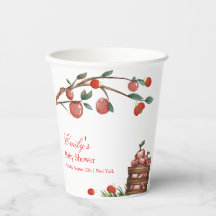 Rustikale Farm Ladybug Apple Girl Babydusche