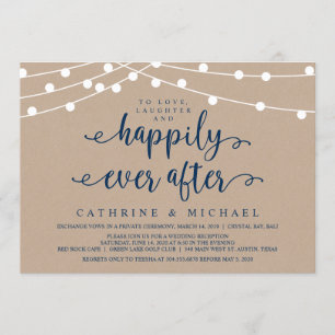 Rustikale Farm String Lights, Hochzeitsfeier der M Einladung