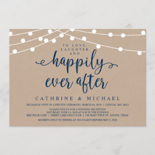 Rustikale Farm String Lights, Hochzeitsfeier der M Einladung