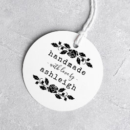 Rustikale fette Rose mit Liebe Gummistempel