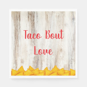 Rustikale Fiesta-Dusch-Papier-Servietten   Taco ‘B Serviette