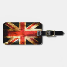 Rustikale Flagge für Großbritannien