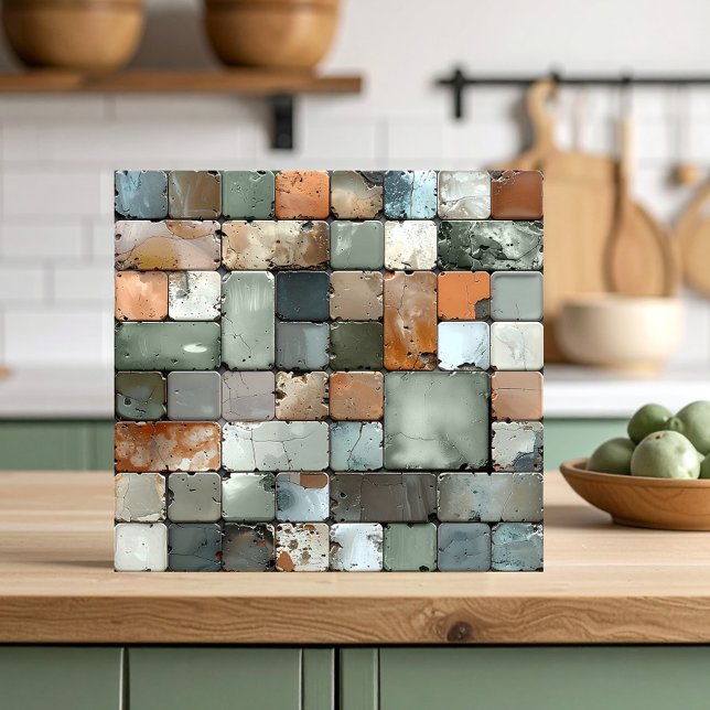 Rüstikale Fliesenmosaik ID1187b Fliese (Von Creator hochgeladen)