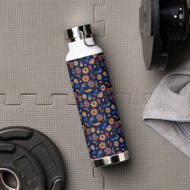 Rustikale Flora Trinkflasche (Fitnessstudio)