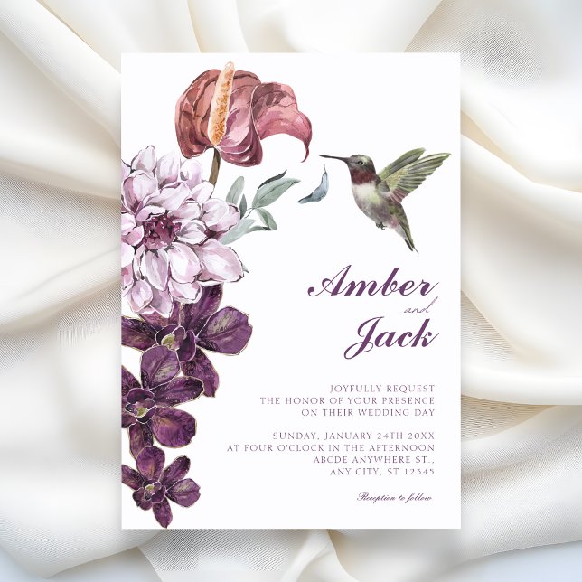 Rustikale florale Hochzeit Einladung (Von Creator hochgeladen)