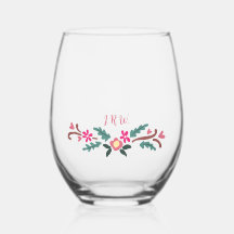 Rustikale Florals mit Initialen