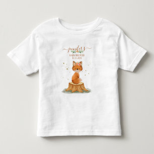 Rustikale Fuchs-Baby-Party Kleinkind T-shirt