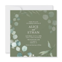 Rustikale Garten-Eukalyptus-Script-Salbei-Hochzeit