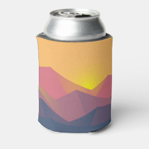 Rustikale Gebirge Geometrisch Minimalistisch Dosenkühler