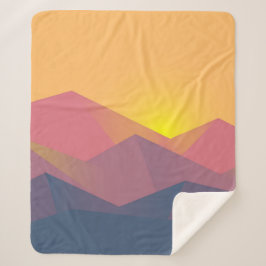 Rustikale Gebirge Geometrisch Minimalistisch Sherpadecke