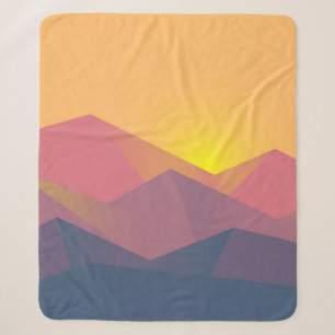 Rustikale Gebirge Geometrisch Minimalistisch Sherpadecke