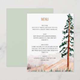 Rustikale Gebirgslandschaft Pinienbäume Landschaft