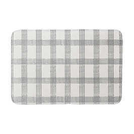 Rustikale Geometrie Moderne Minimalistische Karier Badematte