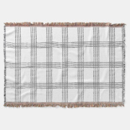 Rustikale Geometrie Moderne Minimalistische Karier Decke