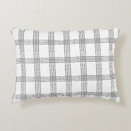 Rustikale Geometrie Moderne Minimalistische Karier Dekokissen
