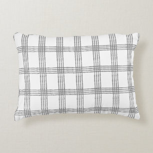 Rustikale Geometrie Moderne Minimalistische Karier Dekokissen