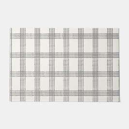 Rustikale Geometrie Moderne Minimalistische Karier Fußmatte