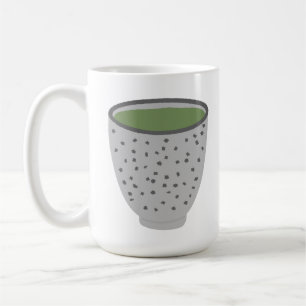 Rustikale gesprenkelte Matcha-Teeschale Töpferei Kaffeetasse