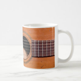Rustikale Gitarre Kaffeetasse
