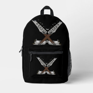 Rustikale Gitarrenmusik Bedruckter Rucksack