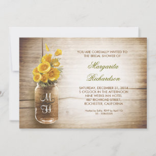 rustikale Glaskeramik Brauerei Einladungen