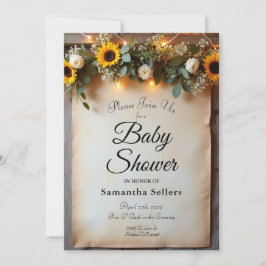 Rustikale Goldene Stunde Ansammlungen Einladung