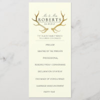 Rustikale Goldfeinde | Elegante Wedding Rackcard