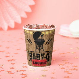 Rustikale GRILLEN-Baby Grill Babydusche Pappbecher