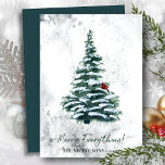 Rustikale grüne Pine Moderne Skripte NUR ALLES Feiertagskarte<br><div class="desc">Rustikaler Grün Winter Pine Tree Modernes Skript MERRY ALLES Minimalistische Urlaubskarte. Wünschen Sie allen ein frohes Weihnachtsfest und viel Glück ins neue Jahr!</div>
