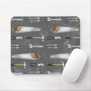 Rustikale Handwerkerwerkzeuge Mousepad