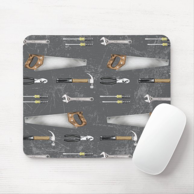 Rustikale Handwerkerwerkzeuge  Mousepad (Mit Mouse)