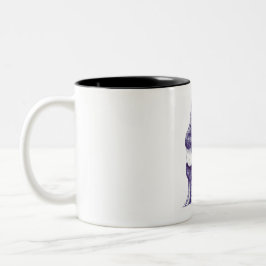 Rustikale Harmonie Bärenkunst Zweifarbige Tasse