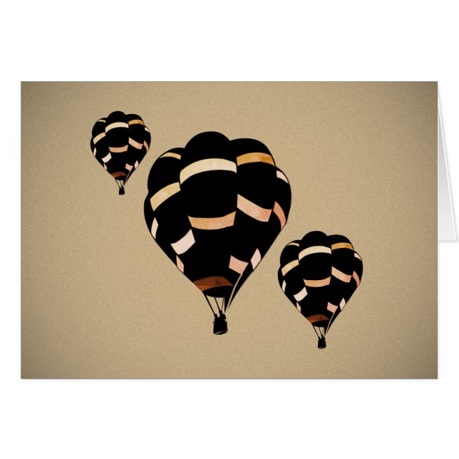 Rustikale Heißluftballons (Vorderseite (Horizontal))