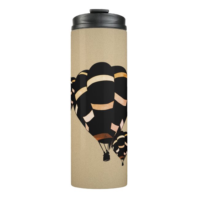 Rustikale Heißluftballons Thermosbecher (Vorderseite)