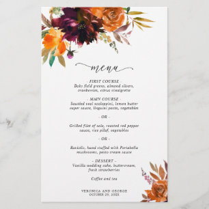 Rustikale Herbst-Blumen-Hochzeit elegant