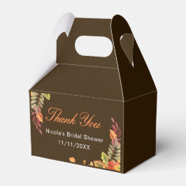 Rustikale Herbst-Blumen-Hochzeitsdusche Geschenkschachtel