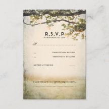 Rustikale Herbstbaumzweige Hochzeiten von RSVP-Kar