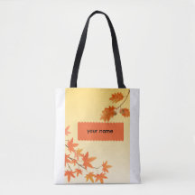 Rustikale Herbstblätter Herbstlaub Personalisiert