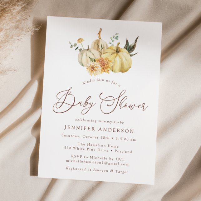 Rustikale Herbstdusche Einladung (Von Creator hochgeladen)