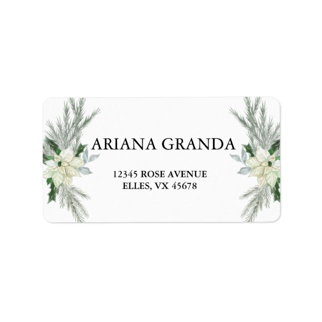 Rustikale Herbsthochzeit Adressaufkleber (Vorne)