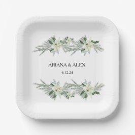 Rustikale Herbsthochzeit Pappteller