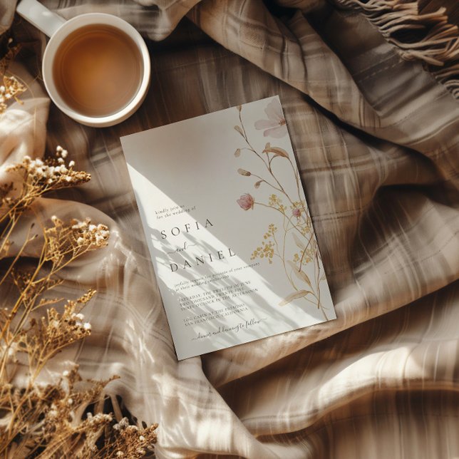 Rustikale Herbsthochzeit von Boho Einladung (Von Creator hochgeladen)