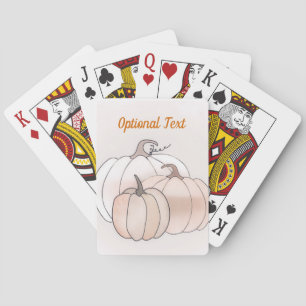 Rustikale Herbstkürme Spielkarten