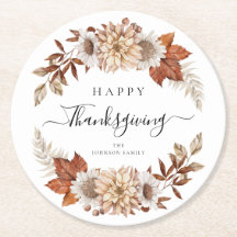 Rustikale Herbstlaub glücklich Thanksgiving