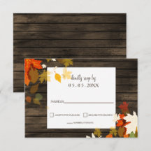 Rustikale Herbstlaub Hochzeit im Herbst uAwg