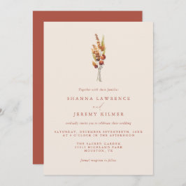 Rustikale Herbstliche Elegante | Einladung