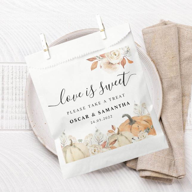 Rustikale Herbstpumpen und Blume Geschenktütchen (Von Creator hochgeladen)