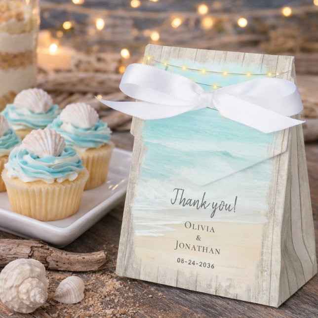 Rustikale Hochzeit am Strand Geschenkschachtel (Von Creator hochgeladen)