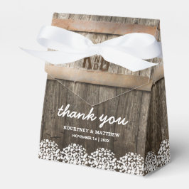 Rustikale Hochzeit des Gipskrauts Geschenkschachtel